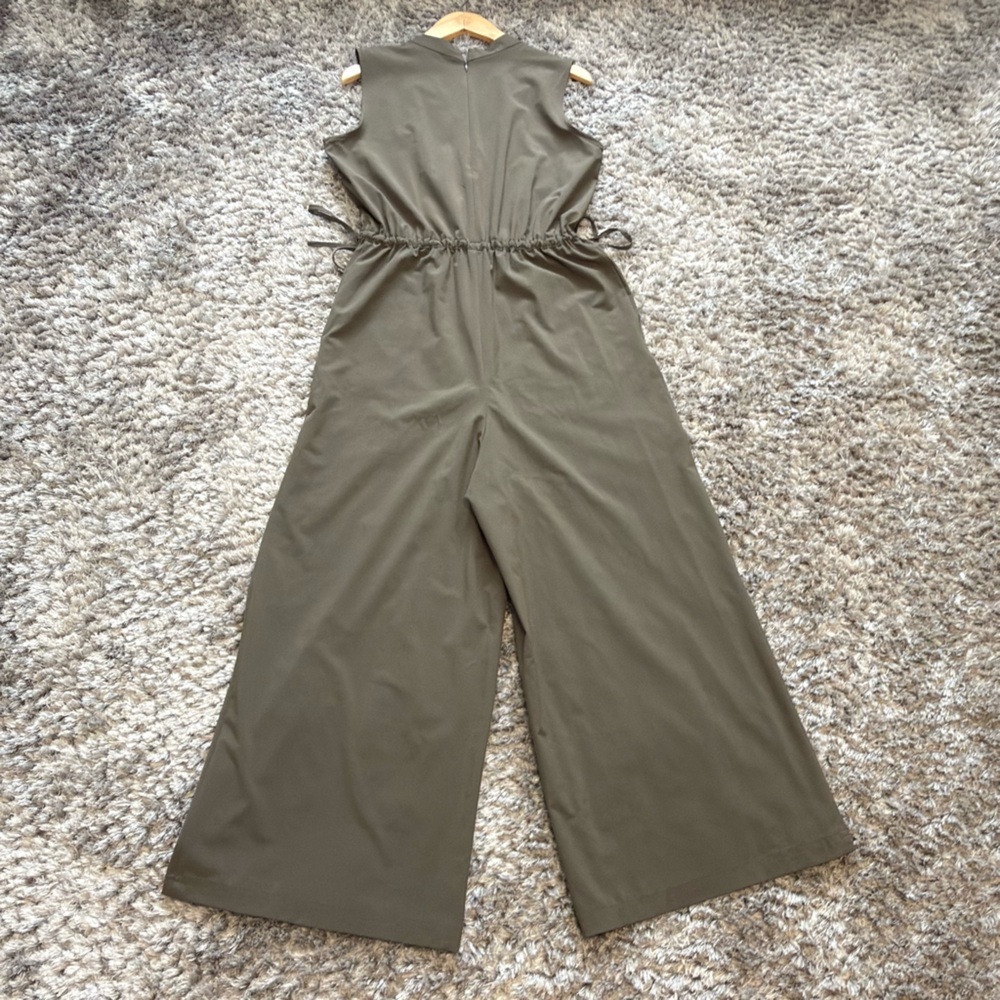 Calvin Klein Women’s Jumpsuit Size 4 Green Wide Leg - Picture 3 of 12